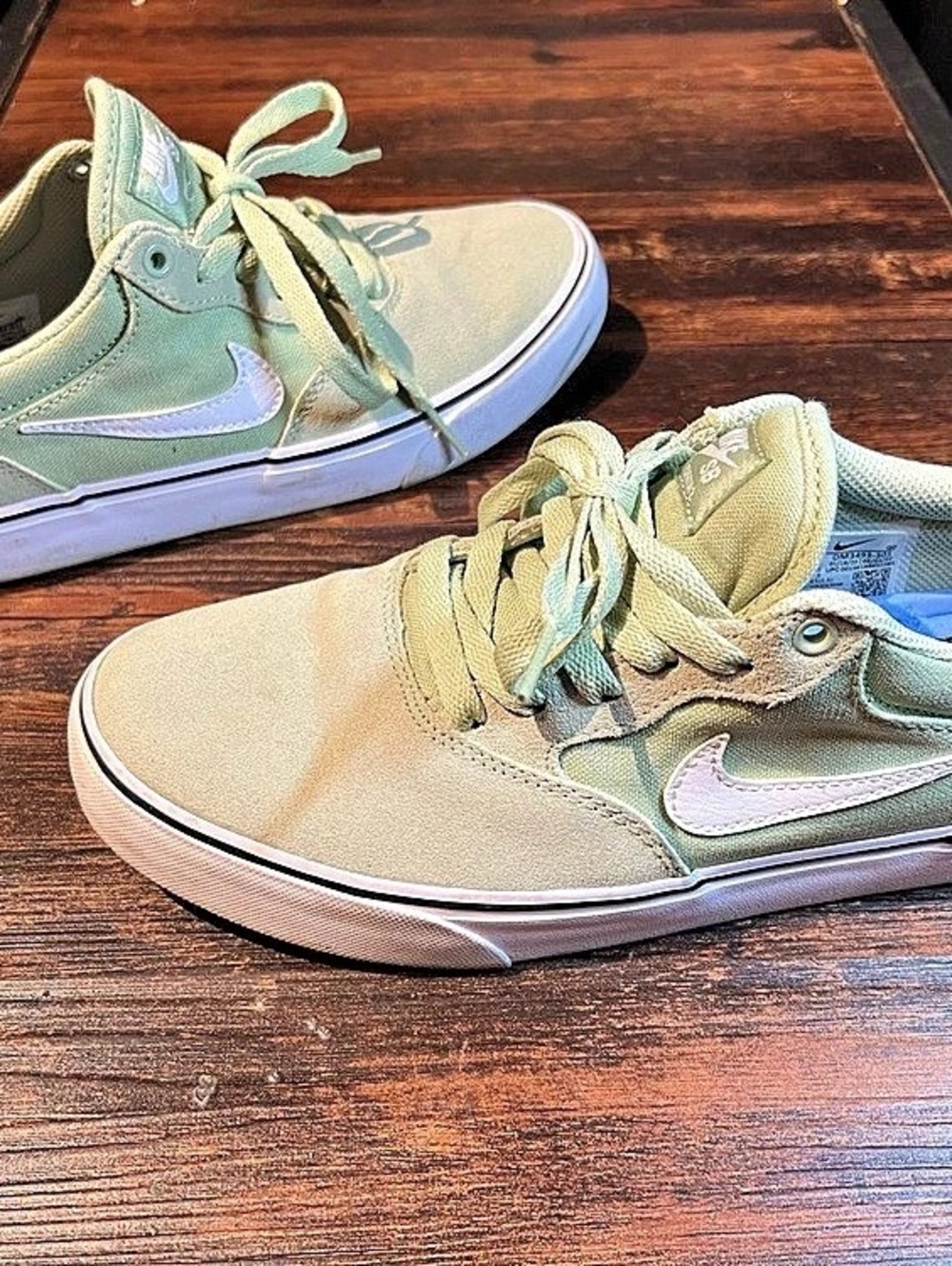 Nike SB Charge CNVS Skate Sneakers Green US 9